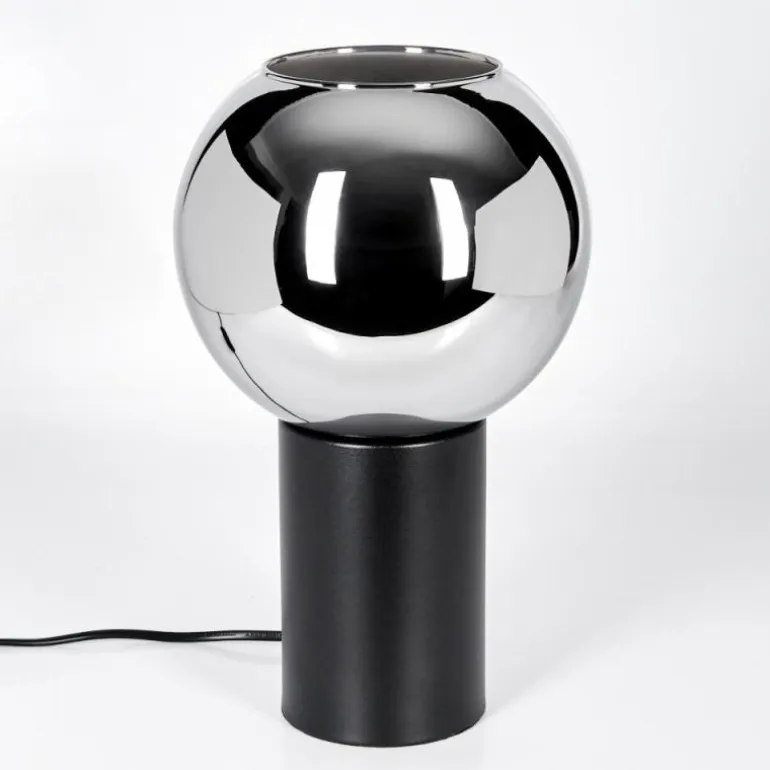 Koyoto Boule lumineuse, Lampe de bureau, Lampe à poser Chrome, Fumé, 1 lumière