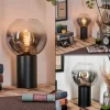 Koyoto Boule lumineuse, Lampe de bureau, Lampe à poser Clair, Fumé, 1 lumière