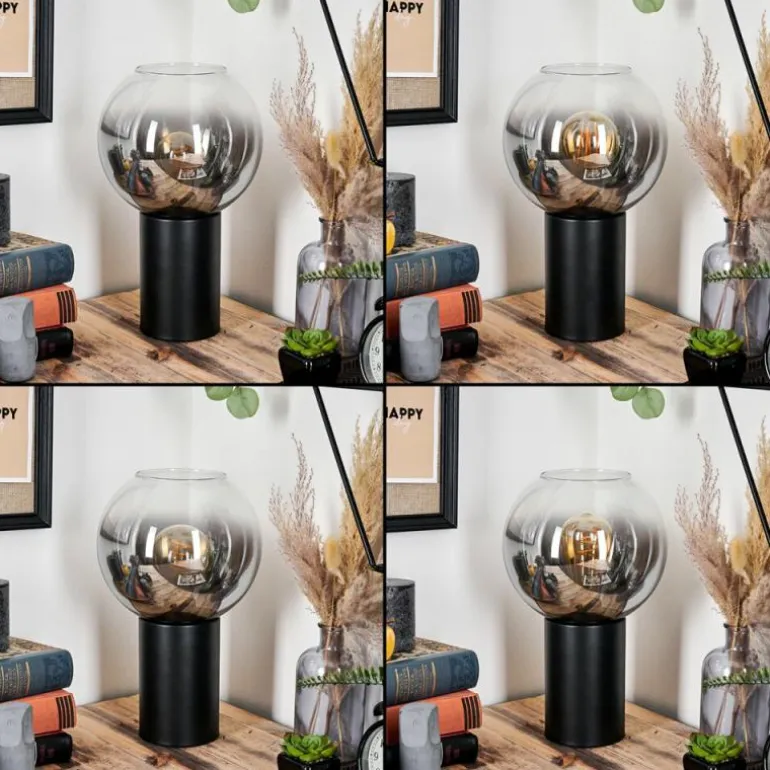 Koyoto Boule lumineuse, Lampe de bureau, Lampe à poser Clair, Fumé, 1 lumière