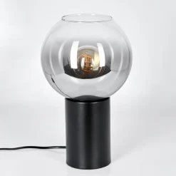Koyoto Boule lumineuse, Lampe de bureau, Lampe à poser Clair, Fumé, 1 lumière