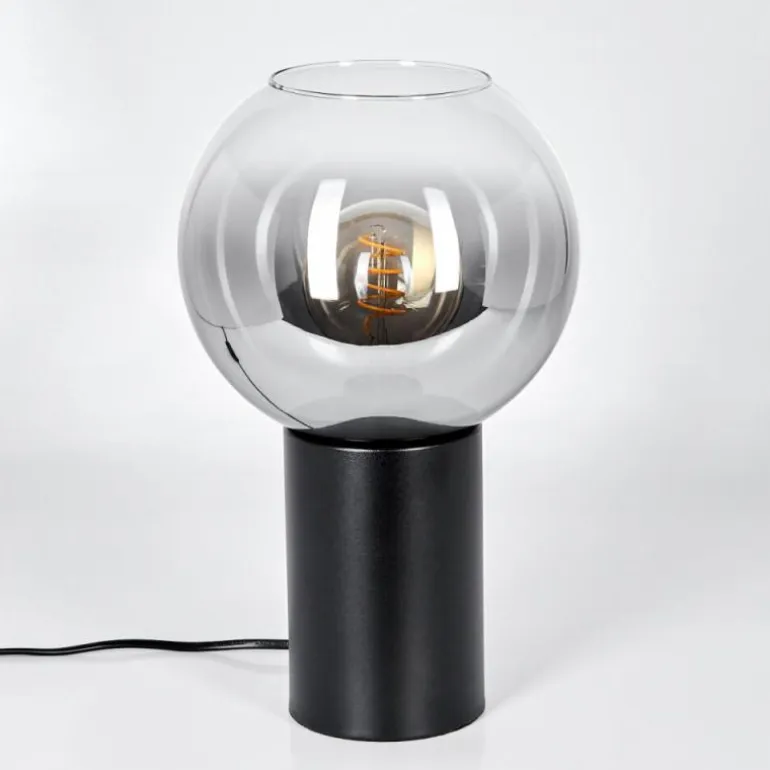 Koyoto Boule lumineuse, Lampe de bureau, Lampe à poser Clair, Fumé, 1 lumière