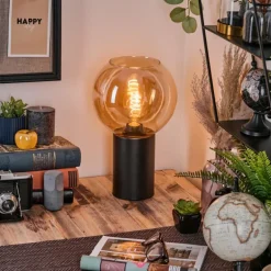 Koyoto Boule lumineuse, Lampe de bureau, Lampe à poser Ambre, 1 lumière