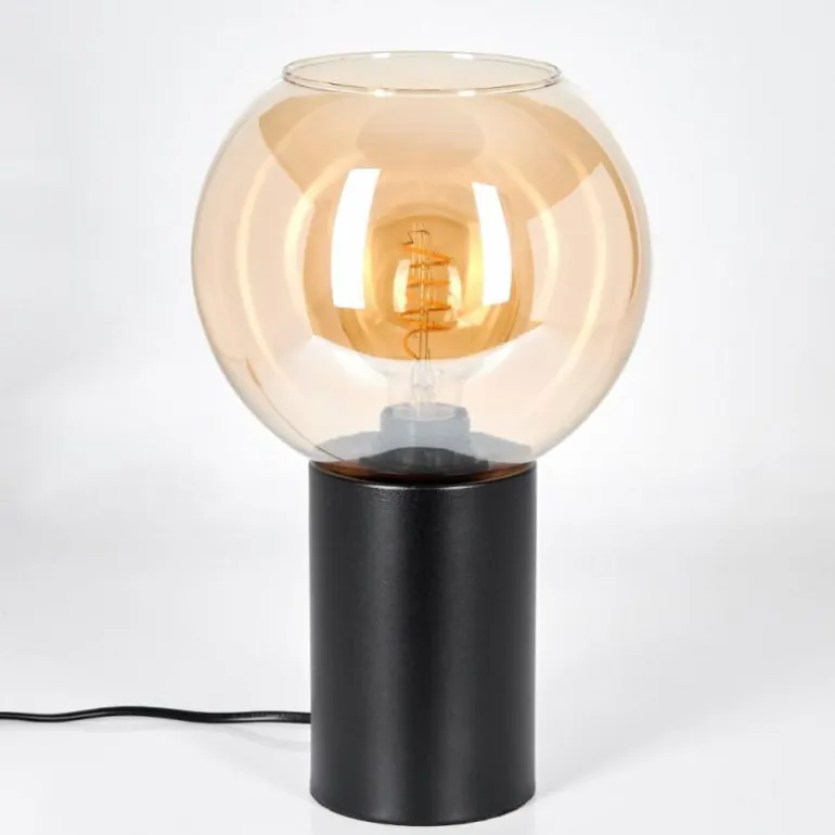 Koyoto Boule lumineuse, Lampe de bureau, Lampe à poser Ambre, 1 lumière
