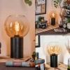 Koyoto Boule lumineuse, Lampe de bureau, Lampe à poser Ambre, Clair, 1 lumière