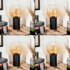 Koyoto Boule lumineuse, Lampe de bureau, Lampe à poser Ambre, Clair, 1 lumière
