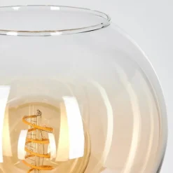 Koyoto Boule lumineuse, Lampe de bureau, Lampe à poser Ambre, Clair, 1 lumière