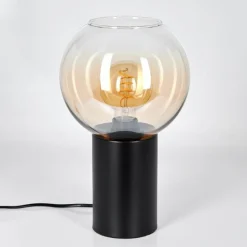 Koyoto Boule lumineuse, Lampe de bureau, Lampe à poser Ambre, Clair, 1 lumière
