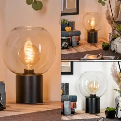 Koyoto Boule lumineuse, Lampe de bureau, Lampe à poser 20 cm Clair, 1 lumière