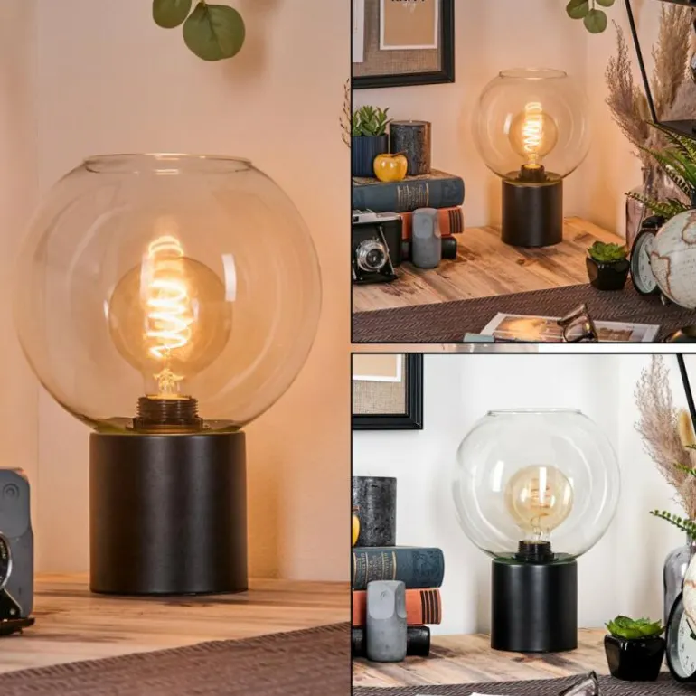 Koyoto Boule lumineuse, Lampe de bureau, Lampe à poser 20 cm Clair, 1 lumière