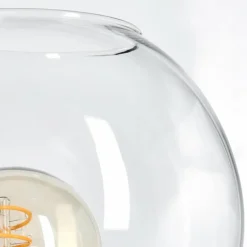 Koyoto Boule lumineuse, Lampe de bureau, Lampe à poser 20 cm Clair, 1 lumière
