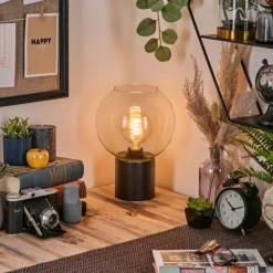 Koyoto Boule lumineuse, Lampe de bureau, Lampe à poser 20 cm Clair, 1 lumière