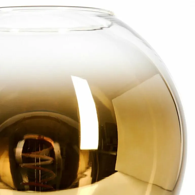 Koyoto Boule lumineuse, Lampe de bureau, Lampe à poser 20 cm Or, Clair, 1 lumière