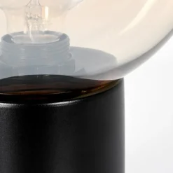 Koyoto Boule lumineuse, Lampe de bureau, Lampe à poser 20 cm Ambre, Clair, 1 lumière