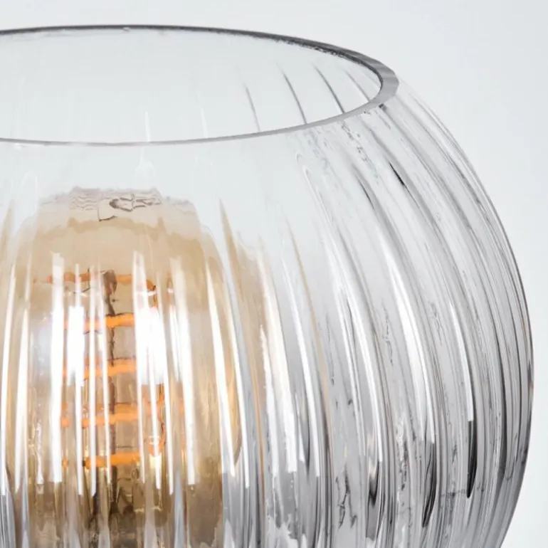 Koyoto Boule lumineuse, Lampe de bureau, Lampe à poser Clair, Fumé, 1 lumière