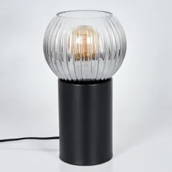 Koyoto Boule lumineuse, Lampe de bureau, Lampe à poser Clair, Fumé, 1 lumière