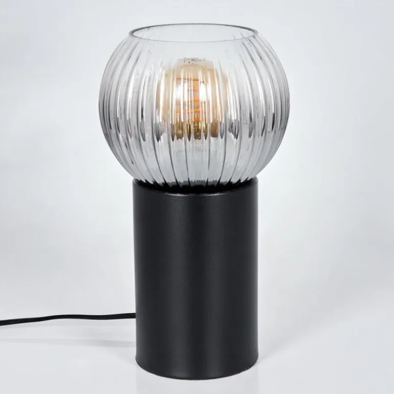 Koyoto Boule lumineuse, Lampe de bureau, Lampe à poser Clair, Fumé, 1 lumière