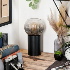 Koyoto Boule lumineuse, Lampe de bureau, Lampe à poser Clair, Fumé, 1 lumière