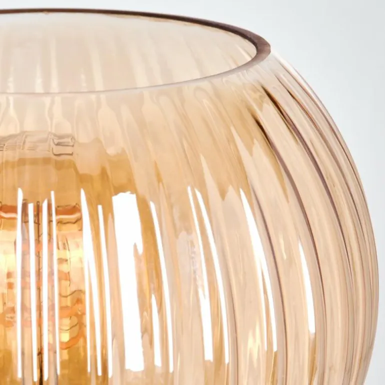 Koyoto Boule lumineuse, Lampe de bureau, Lampe à poser Ambre, 1 lumière