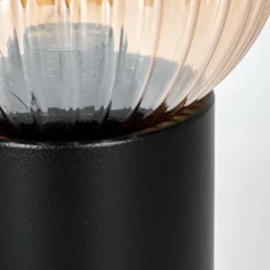 Koyoto Boule lumineuse, Lampe de bureau, Lampe à poser Ambre, 1 lumière