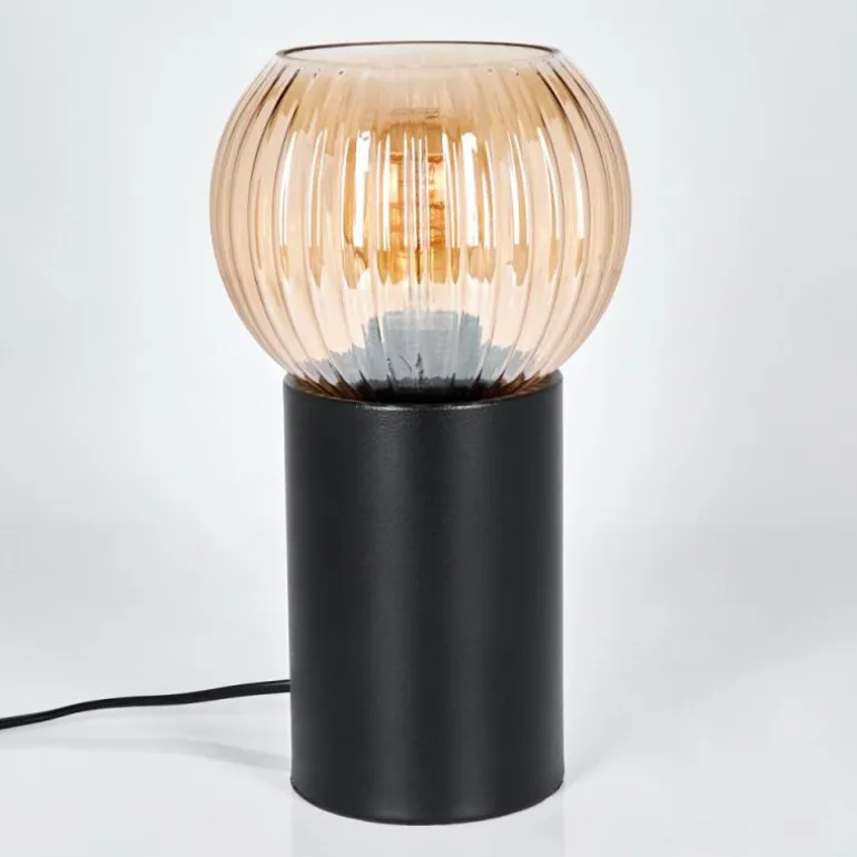 Koyoto Boule lumineuse, Lampe de bureau, Lampe à poser Ambre, 1 lumière
