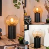 Koyoto Boule lumineuse, Lampe de bureau, Lampe à poser Ambre, Clair, 1 lumière