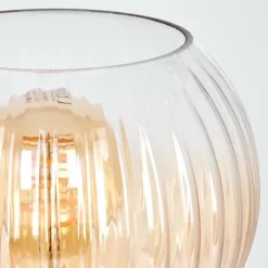 Koyoto Boule lumineuse, Lampe de bureau, Lampe à poser Ambre, Clair, 1 lumière