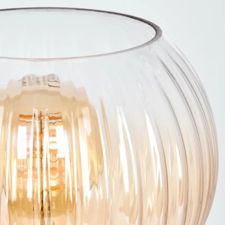 Koyoto Boule lumineuse, Lampe de bureau, Lampe à poser Ambre, Clair, 1 lumière