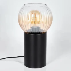 Koyoto Boule lumineuse, Lampe de bureau, Lampe à poser Ambre, Clair, 1 lumière