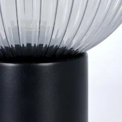 Koyoto Boule lumineuse, Lampe de bureau, Lampe à poser Clair, Fumé, 1 lumière