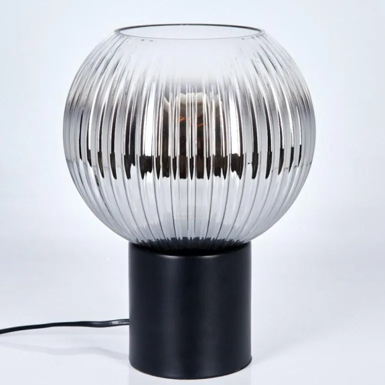 Koyoto Boule lumineuse, Lampe de bureau, Lampe à poser Clair, Fumé, 1 lumière