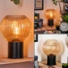 Koyoto Boule lumineuse, Lampe de bureau, Lampe à poser Ambre, 1 lumière