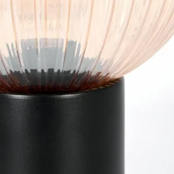 Koyoto Boule lumineuse, Lampe de bureau, Lampe à poser Ambre, 1 lumière
