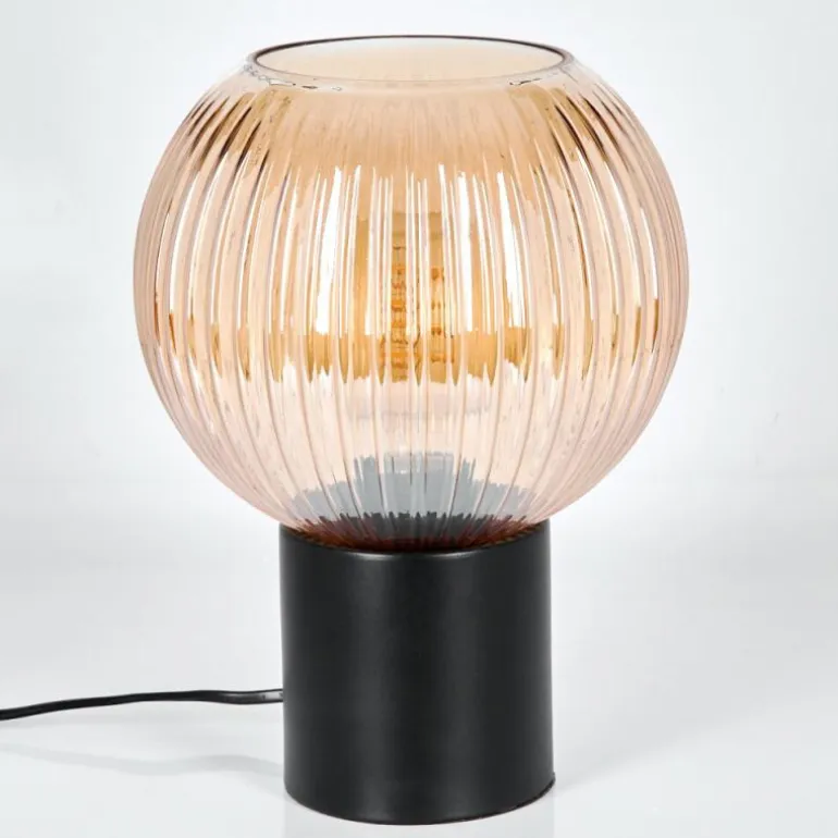 Koyoto Boule lumineuse, Lampe de bureau, Lampe à poser Ambre, 1 lumière