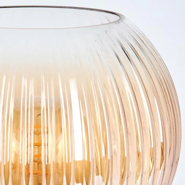 Koyoto Boule lumineuse, Lampe de bureau, Lampe à poser Ambre, Clair, 1 lumière