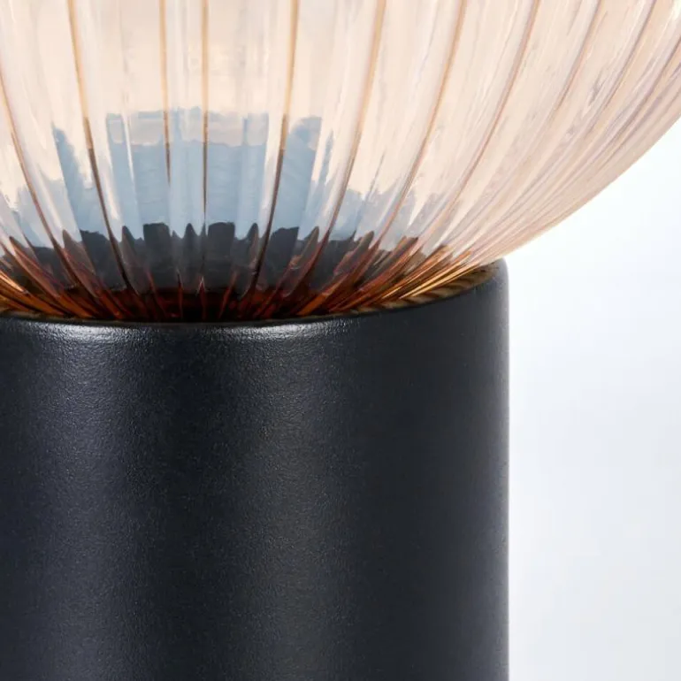 Koyoto Boule lumineuse, Lampe de bureau, Lampe à poser Ambre, Clair, 1 lumière