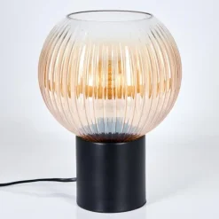 Koyoto Boule lumineuse, Lampe de bureau, Lampe à poser Ambre, Clair, 1 lumière