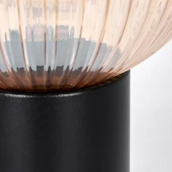 Koyoto Boule lumineuse, Lampe de bureau, Lampe à poser 11 cm Ambre, 1 lumière