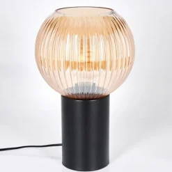 Koyoto Boule lumineuse, Lampe de bureau, Lampe à poser 11 cm Ambre, 1 lumière