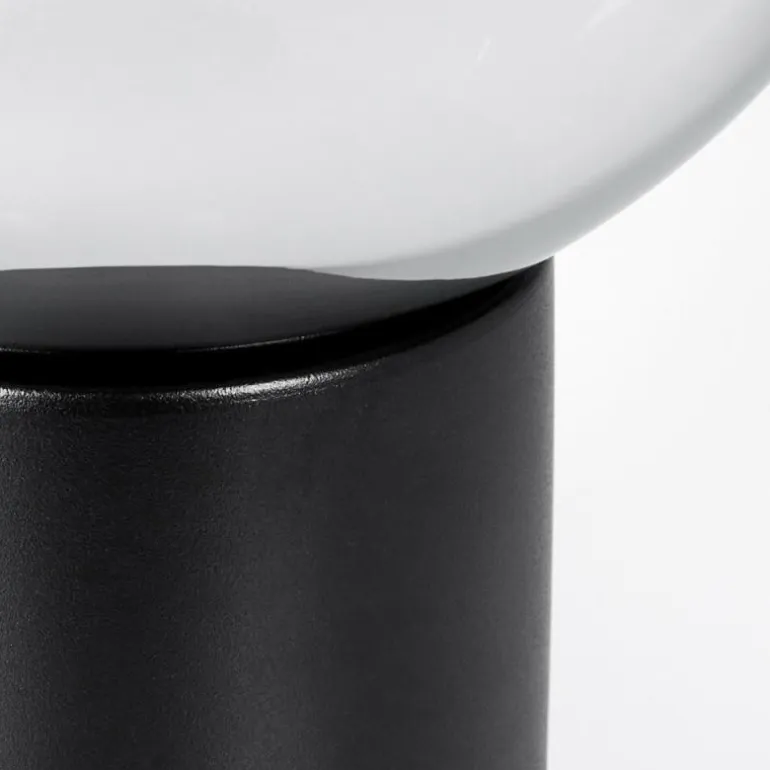 Koyoto Boule lumineuse, Lampe de bureau, Lampe à poser Chrome, Clair, Fumé, 1 lumière