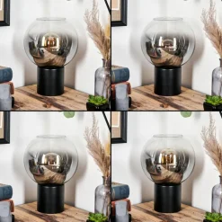 Koyoto Boule lumineuse, Lampe de bureau, Lampe à poser Clair, Fumé, 1 lumière