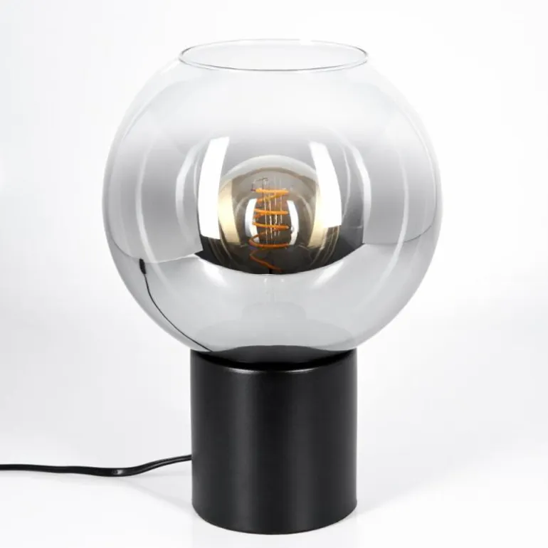 Koyoto Boule lumineuse, Lampe de bureau, Lampe à poser Clair, Fumé, 1 lumière