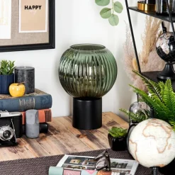 Koyoto Boule lumineuse, Lampe de bureau, Lampe à poser Vert, 1 lumière