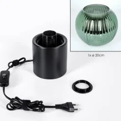 Koyoto Boule lumineuse, Lampe de bureau, Lampe à poser Vert, 1 lumière