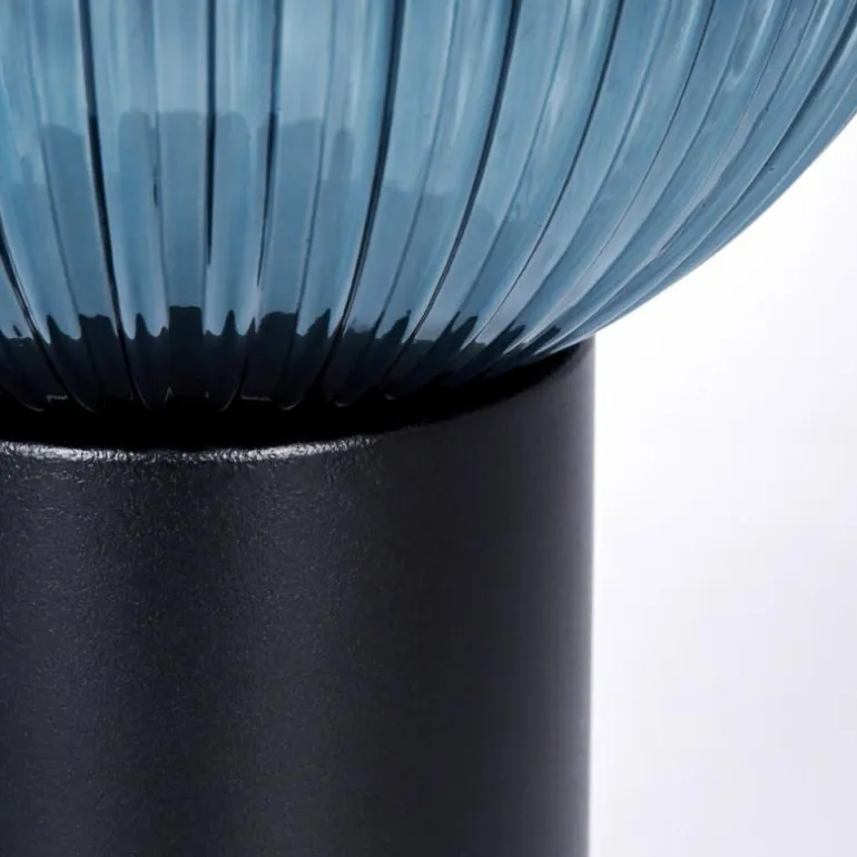 Koyoto Boule lumineuse, Lampe de bureau, Lampe à poser 20 cm Bleu, 1 lumière
