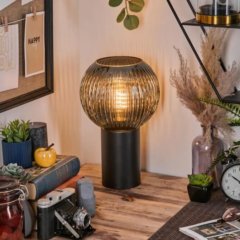 Koyoto Boule lumineuse, Lampe de bureau, Lampe à poser 20 cm Bleu, 1 lumière