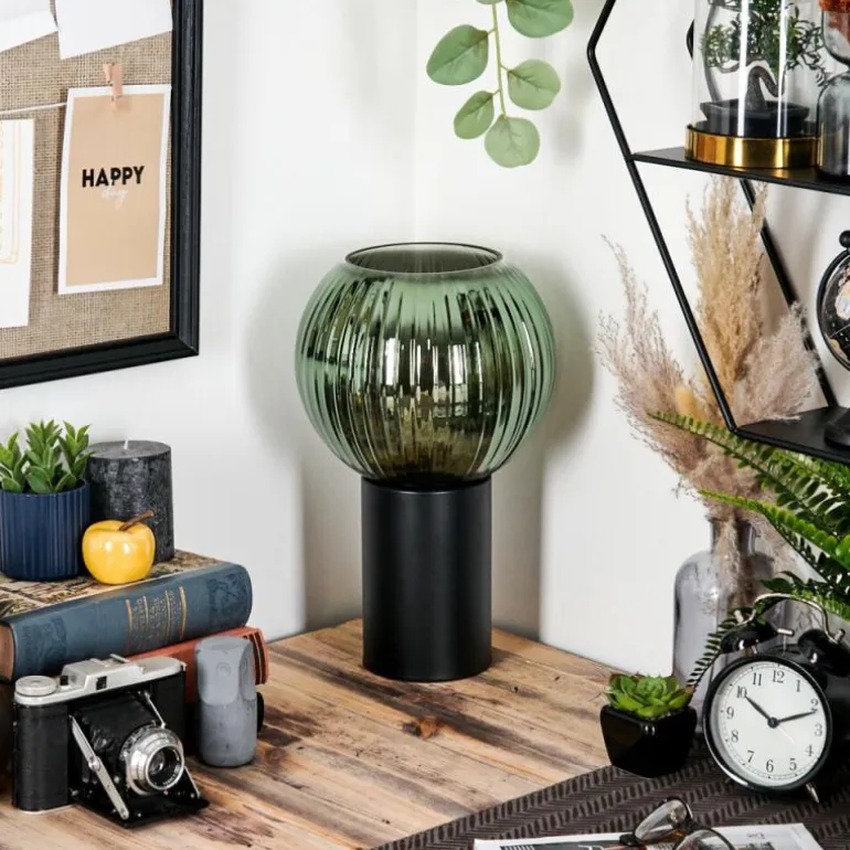 Koyoto Boule lumineuse, Lampe de bureau, Lampe à poser 20 cm Vert, 1 lumière