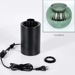 Koyoto Boule lumineuse, Lampe de bureau, Lampe à poser 20 cm Vert, 1 lumière