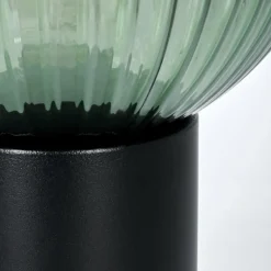 Koyoto Boule lumineuse, Lampe de bureau, Lampe à poser 20 cm Vert, 1 lumière
