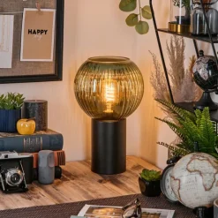 Koyoto Boule lumineuse, Lampe de bureau, Lampe à poser 20 cm Vert, 1 lumière