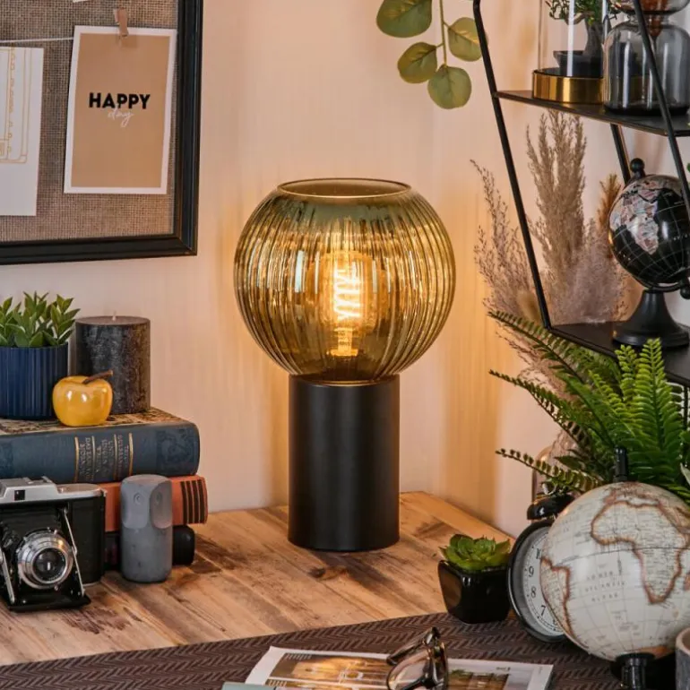 Koyoto Boule lumineuse, Lampe de bureau, Lampe à poser 20 cm Vert, 1 lumière